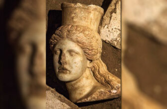 В греческой гробнице найдены голова сфинкса и богиня Аида