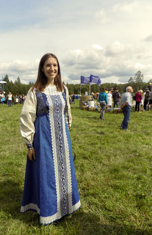 Maria Presnova-Boyko at festival Milk river