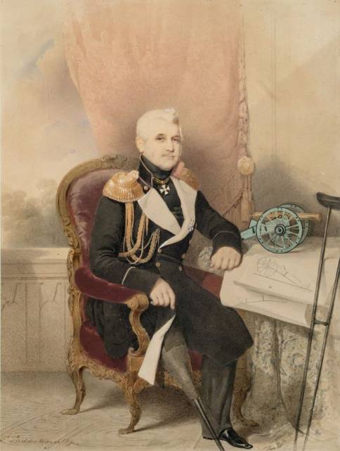 Thaddeus Mayer. Portrait of general Sukhozanet, Photo: «Three Centuries» Gallery