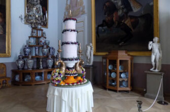 Cake for Nikolay I Emperor. Recreated by Aldis Brichevs. Museum-Estate of Yusupov in Archangelskoe