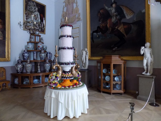 Cake for Nikolay I Emperor. Recreated by Aldis Brichevs. Museum-Estate of Yusupov in Archangelskoe