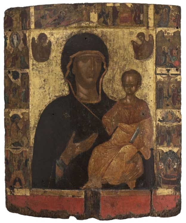 Our Lady Odigitria from Byzantium and Christian Museum of Greece