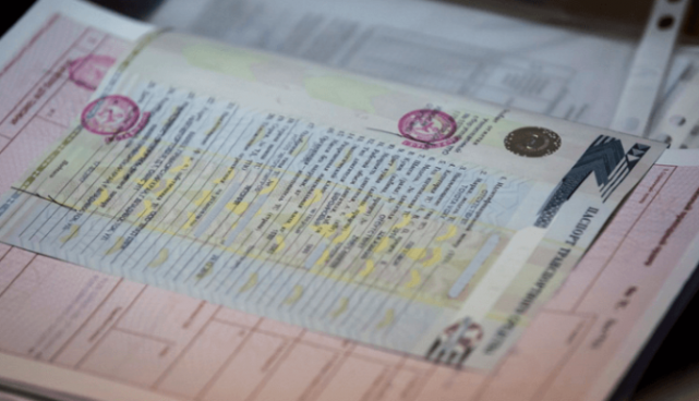 Vehicle documents in Russia