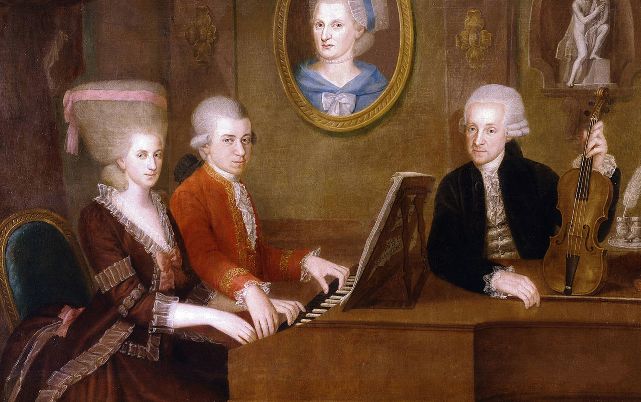 Mozart family. Photo: Wiki