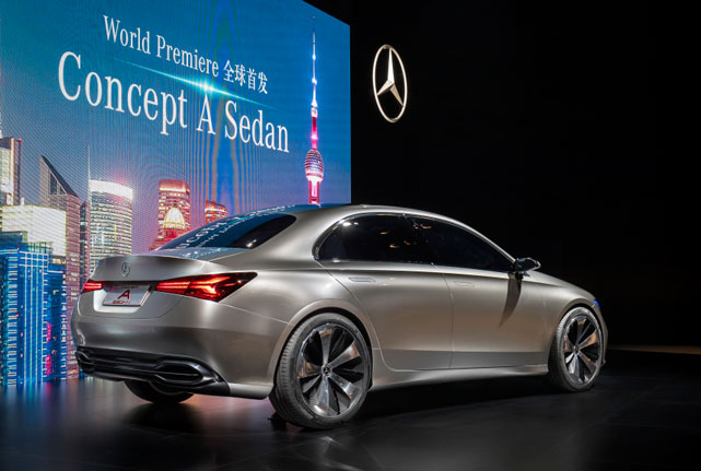 Внешний вид нового седана Mercedes-Benz A-class 2018-2019. Фото: Daimler AG