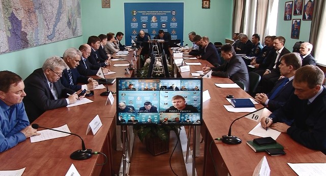 Irkutsk fire meeting at regional government