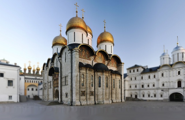 Assumption cathedral in Moscow Kremlin