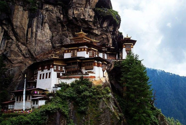 Бутан, монастырь Гнездо Тигра (Taktsang). Фото: Совета по Туризму Бутана
