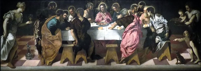 Тинторетто, Тайная Вечеря, 1547, Церковь Сан Маркуола