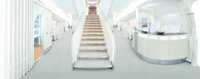 Интерьеры Аэробус А380 (Airbus A380). Фото: Airbus