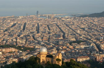 Barcelona Observatori Fabra Vista des del Tibidabo