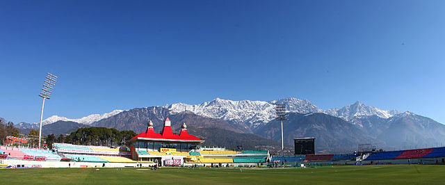 Dharamshala stadium. Himachal Pradesh
