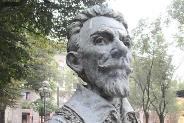 Claudio Monteverdi bust in Cremona