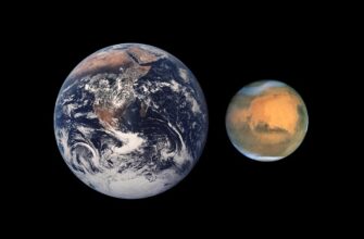 Earth and Mars