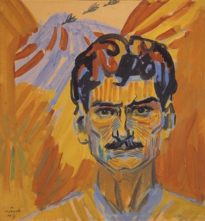 Мартирос Сарьян. Автопортрет. 1909. Третьяковская галерея