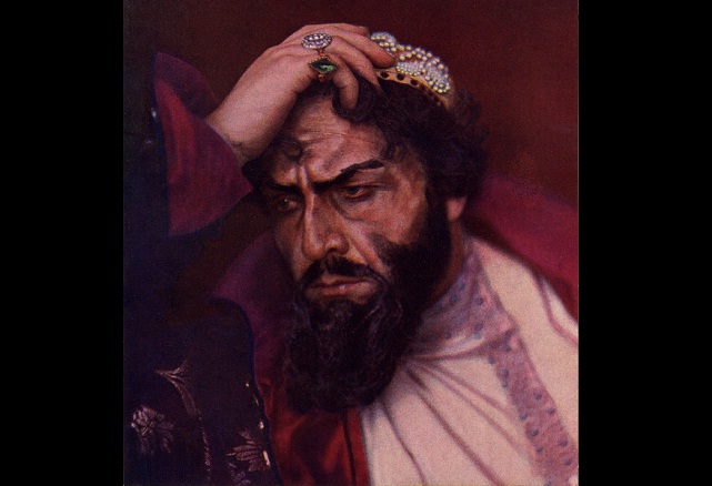 Sergei Prokudin-Gorskii. Feodor Chaliapin as Boris Godunov