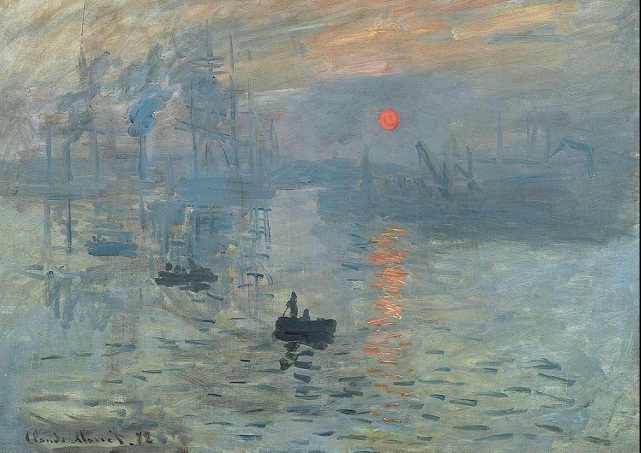 Клод Моне. Впечатление. Восход солнца. 1872, музей Мармоттан-Моне, Париж.