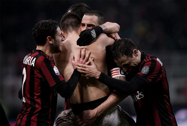 Кубок Италии по футболу: матч Милан – Интер. Фото: AC Milan
