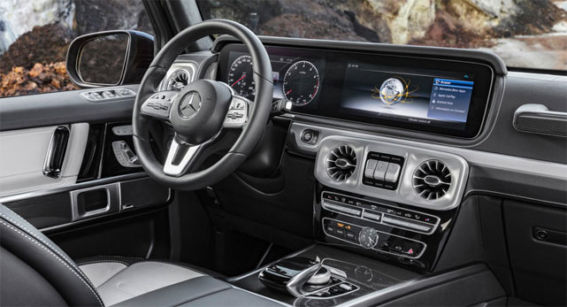 Детройт 2018: интерьер нового Mercedes-Benz G-class. Фото: Mercedes-Benz