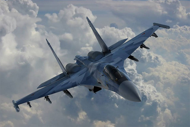Истребитель ВВС России - Су-35