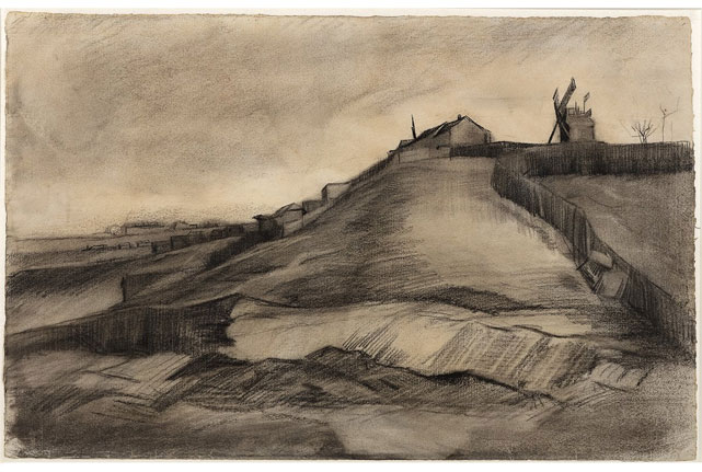 Холм Монмартра с каменоломней, Винсент ван Гог, март 1886 г.
