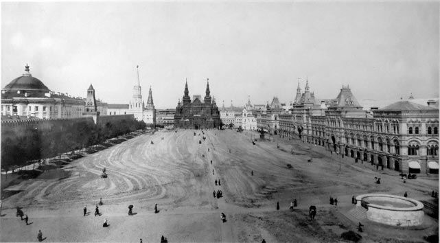 Вид на Красную Площадь в 1900-е годы.