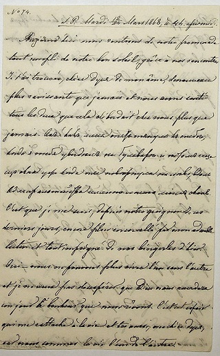 Письмо Александра Второго Екатерине Долгорукой