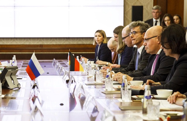 Немецкая экономическая делегация во время визита в Москву