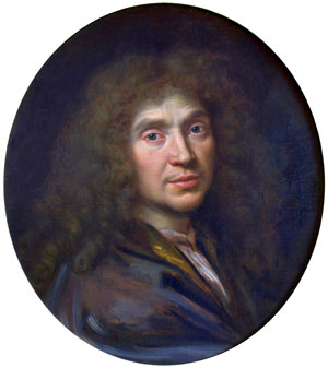 Портрет Мольера. 1658 кисти Пьера Миньяра