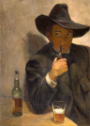 Диего Ривера, Автопортрет в шляпе