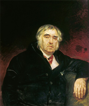 Карл Брюллов, Портрет И.А. Крылова, 1839