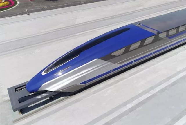 В Китае поезда будут летать со скоростью 600 км/ч