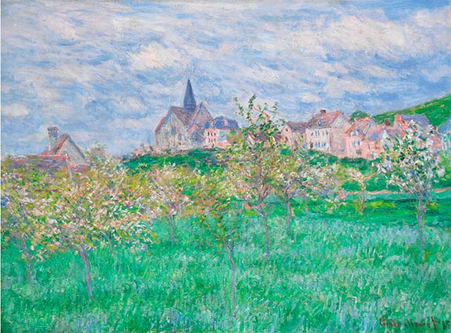 Клод Моне, «Весна в Живерни, Эффект утра», 1885, Фото: Сотбис