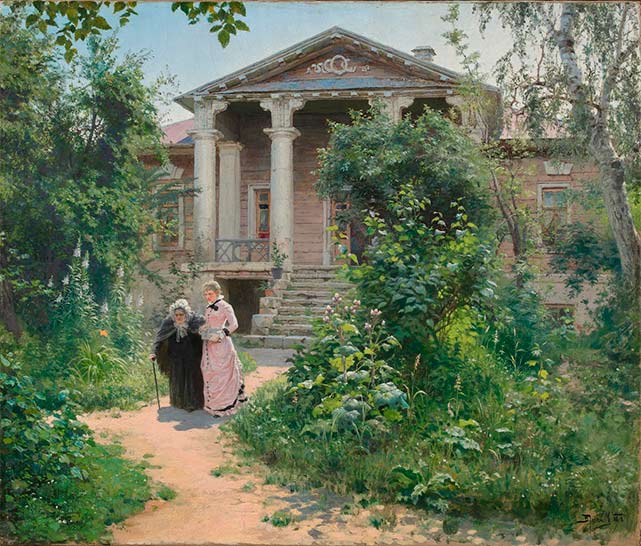 В.Д. Поленов, Бабушкин сад. 1878. Фото: Третьяковская галерея