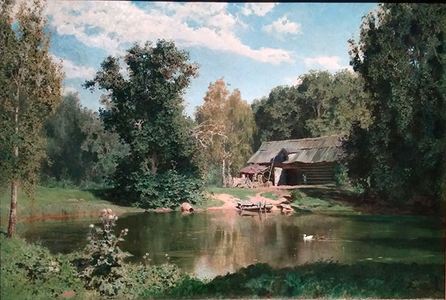 В.Д. Поленов, Пруд в Абрамцево, 1883
