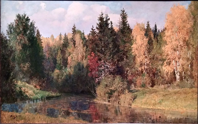 В.Д. Поленов, Осень в Абрамцево, 1890