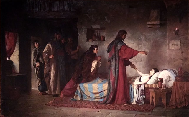 В.Д. Поленов, Воскрешение дочери Иаира, 1871