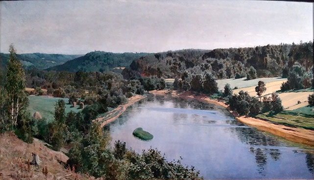 В.Д. Поленов, Река Оять, 1886