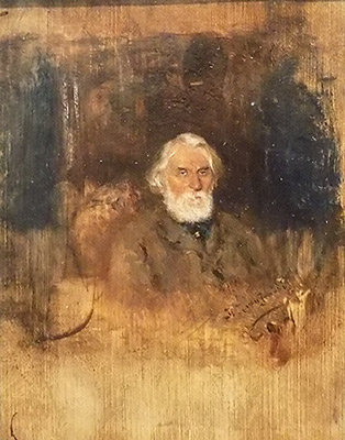 И.П. Похитонов, Портрет И.С. Тургенева, 1882