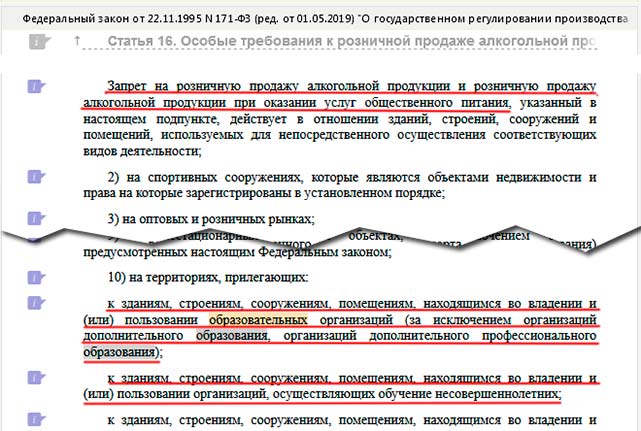 Руководство РГПУ им. Герцена пренебрегает законами РФ, допуская продажу алкоголя в стенах вуза