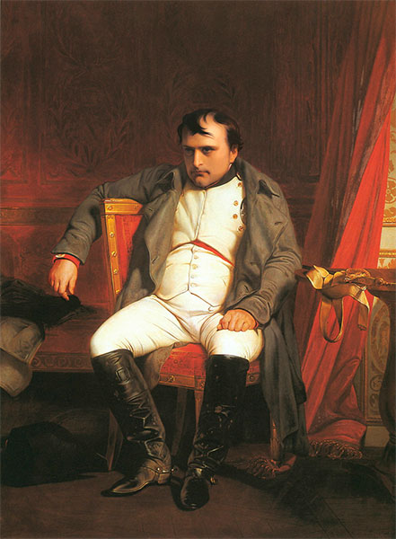 Поль Деларош, Наполеон в Фонтенбло, 1840