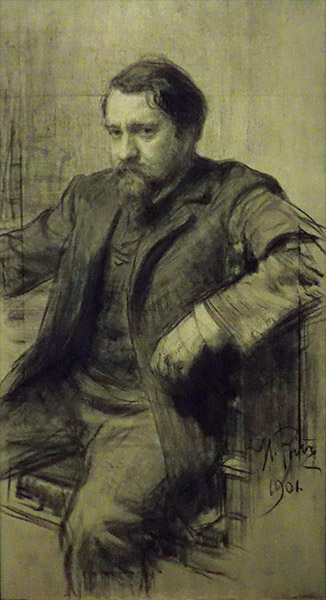 И. Репин, Портрет В.А. Серова, 1901
