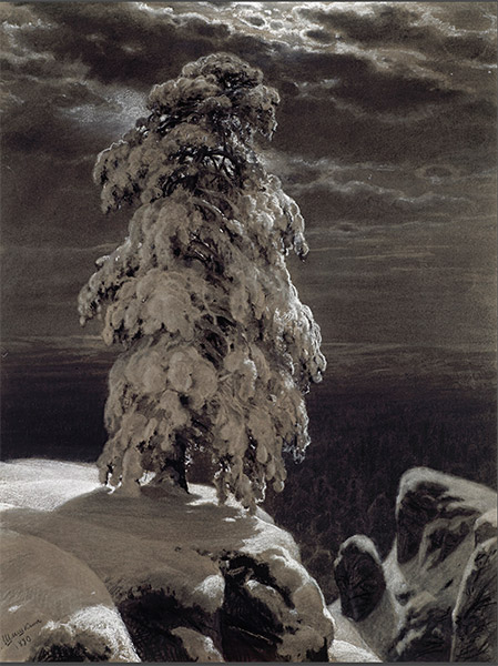 И.И. Шишкин, На севере диком, 1890