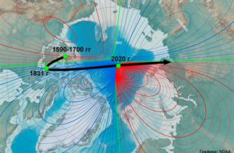 Ученые озадачены: магнитный полюс движется в Сибирь