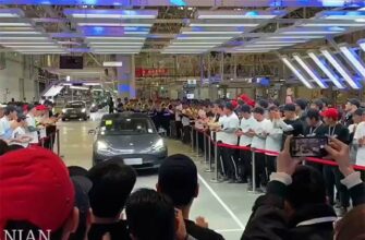 Рекордный запуск автозавода Tesla в Китае