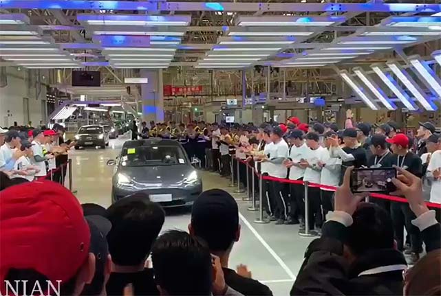 Рекордный запуск автозавода Tesla в Китае