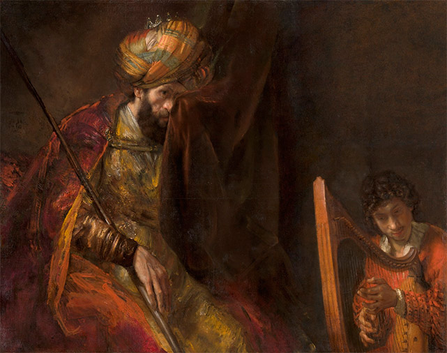 Рембрандт, «Саул и Давид», 1651-54 / 1655-58, Музей Маурицхейс