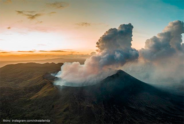 Вулкан Масая, над которым пройдет канатоходец Ник Валленда