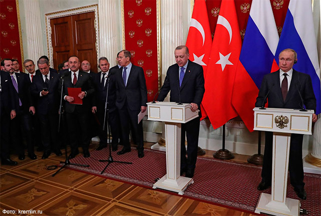 Путин и Эрдоган договорились об очередном перемирии в Сирии