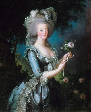Мария-Антуанетта, портрет "с розой"